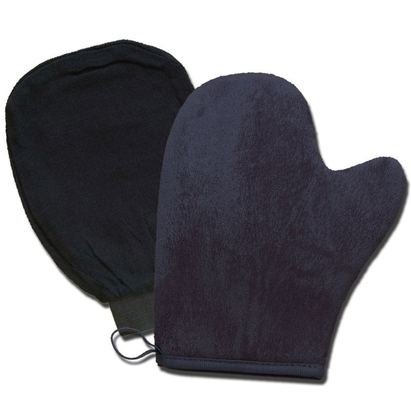 Lot de gants exfoliants + gants tanning (2x6) - RivieraTan PROFESSIONNEL