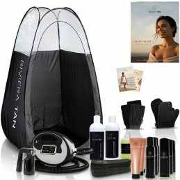Pack Expert complet spray tan professionnel Riviera Tan : matériel cabine et produits de revente pour institut
