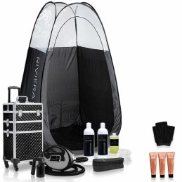 Matériel spray tan professionnel Riviera Tan transportable pour esthétique à domicile
